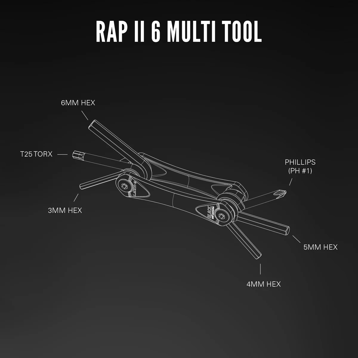 Lezyne RAP II Велосипедни Мултитуулчета — 4