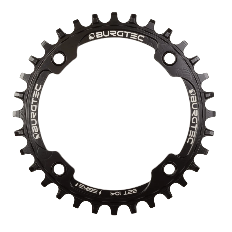 Burgtec 104mm BCD Inside Fit eBike Steel Thick/Thin Chainring 32T