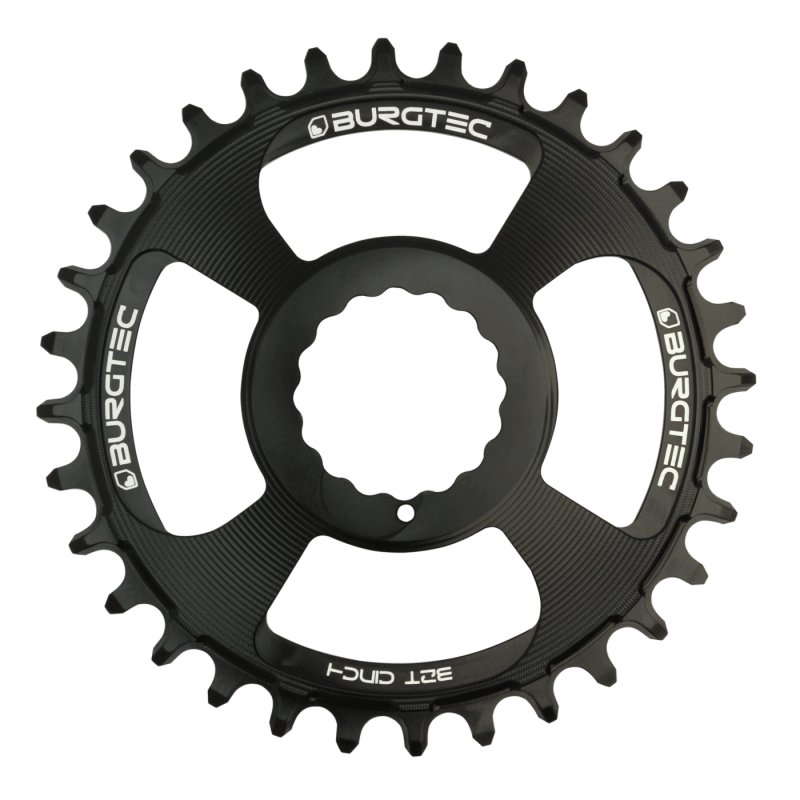 Burgtec Cinch Thick Thin Chainring 34T Black