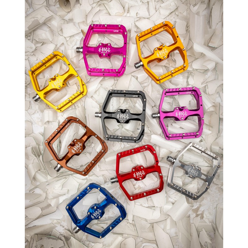 Burgtec Penthouse Flat Mk5 B-Rage Edition Pedals — 3