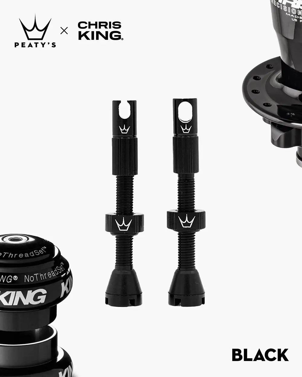 Peaty's X Chris King MK2 Вентили за Безкамерни Гуми