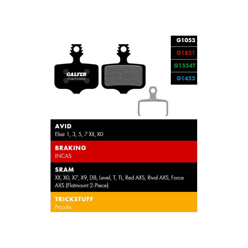 Galfer Bike FD427G1053 Performance Brake Pad