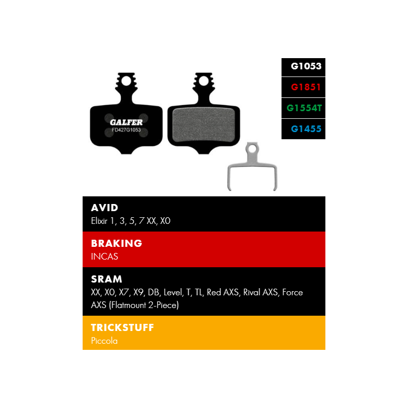 GALFER Bike FD427G1455 Road Brake Pad