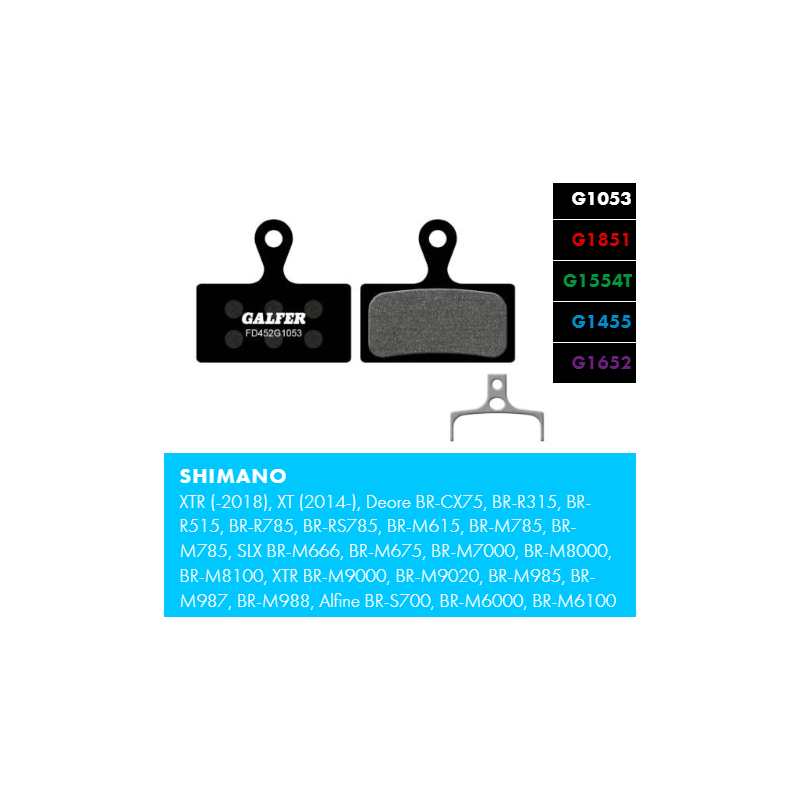 GALFER BIKE FD452G1053 PERFORMANCE BRAKE PAD