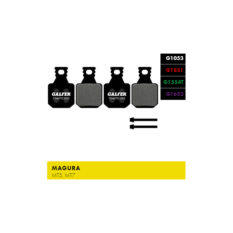 Galfer Bike FD487G1652 E-Bike Brake Pad