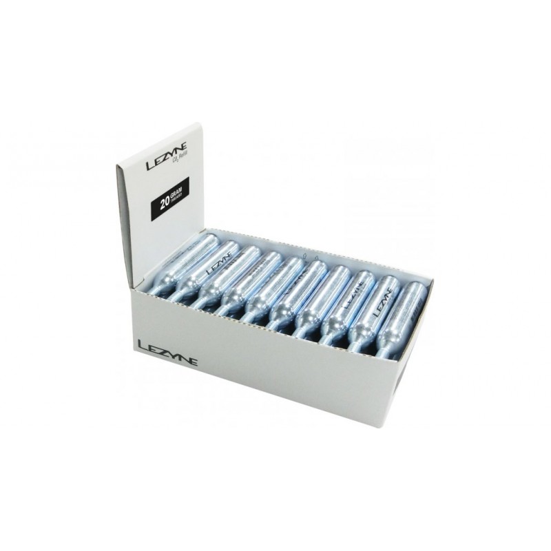 Lezyne CO₂ Cartridge Silver (Box of 30)