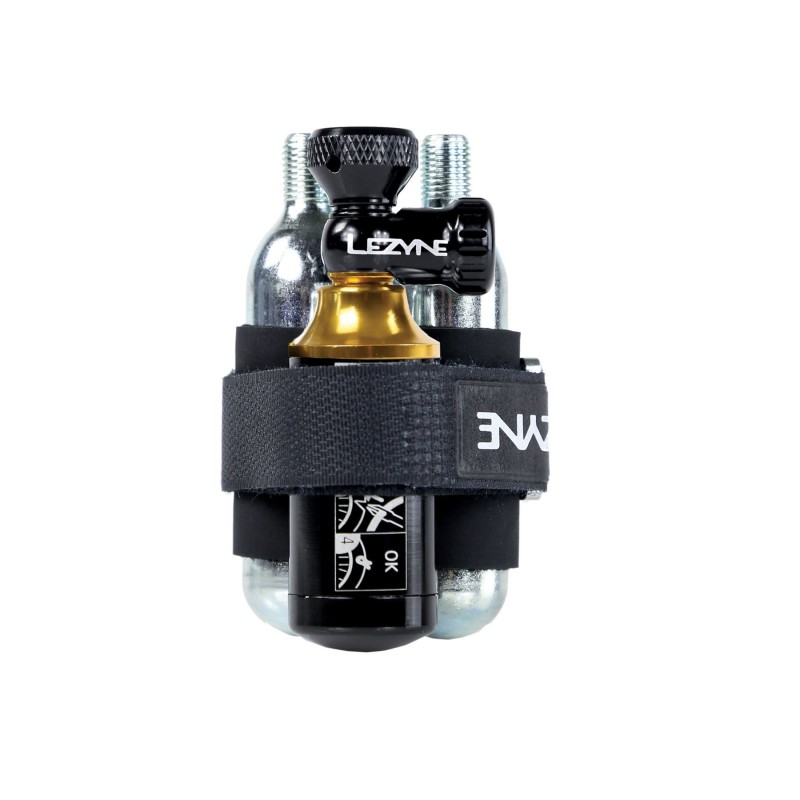 Lezyne Tubeless CO2 Blaster Black incl. 2 x 20 g Cartridges — 2
