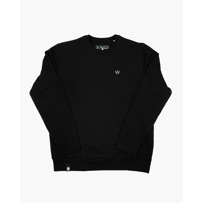 Peaty's Pub Wear Crew Crown Black