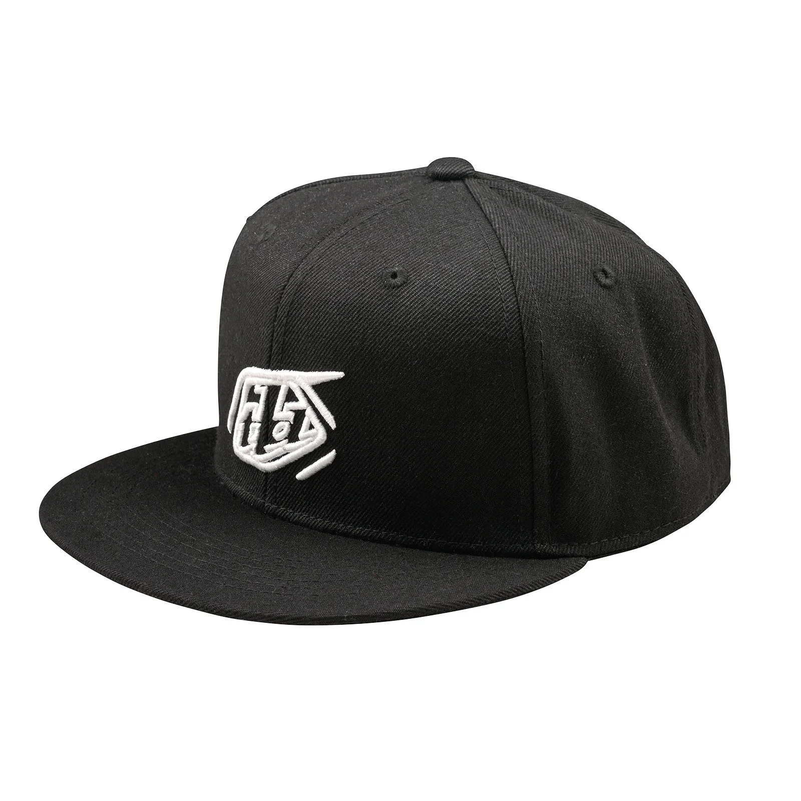 Troy Lee Designs Flat Bill Snapback Badge Black