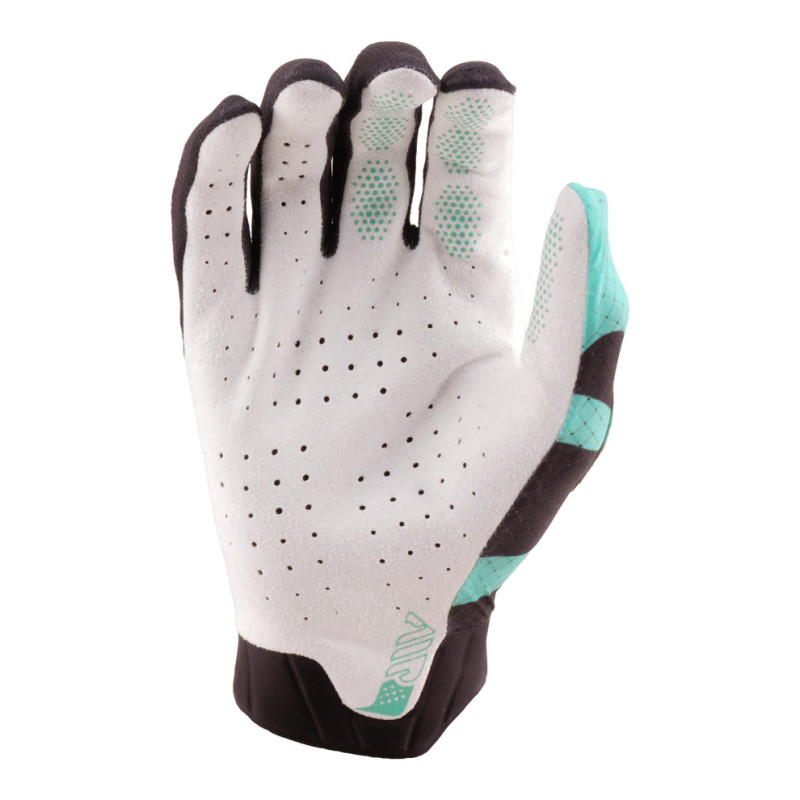 Troy Lee Designs Air Glove Cyclops Carbon Real Teal — 2