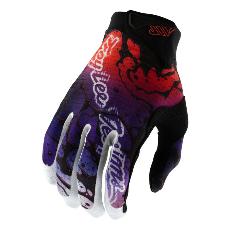 Troy Lee Designs Air Glove Drip Black Purple