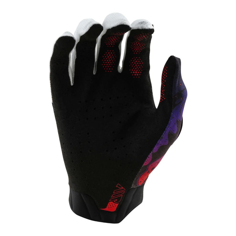Troy Lee Designs Air Glove Drip Black Purple — 2