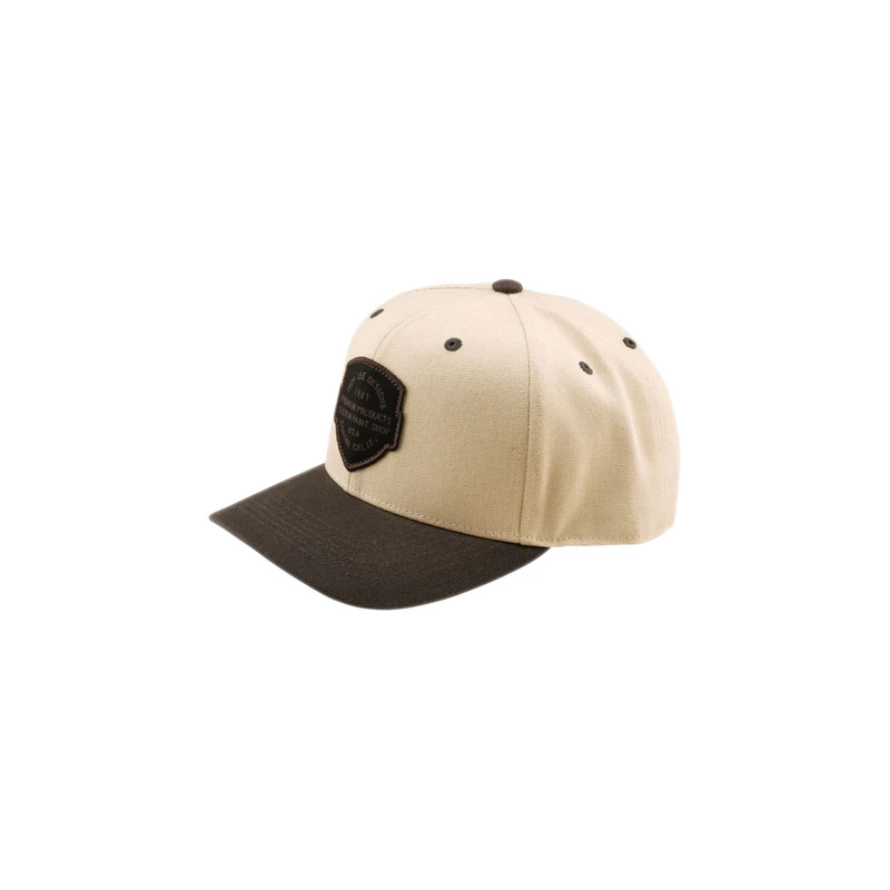 Troy Lee Designs Curved Snapback Hat Imprint Pumice Black