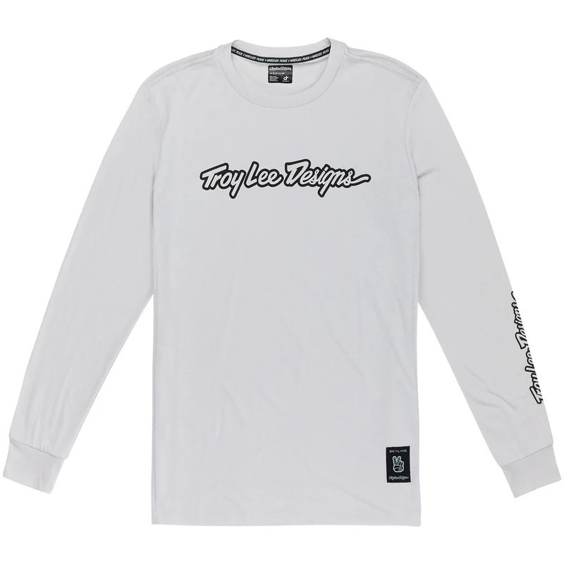 Troy Lee Designs Skyline Long Sleeve Ride Tee Signature Mist