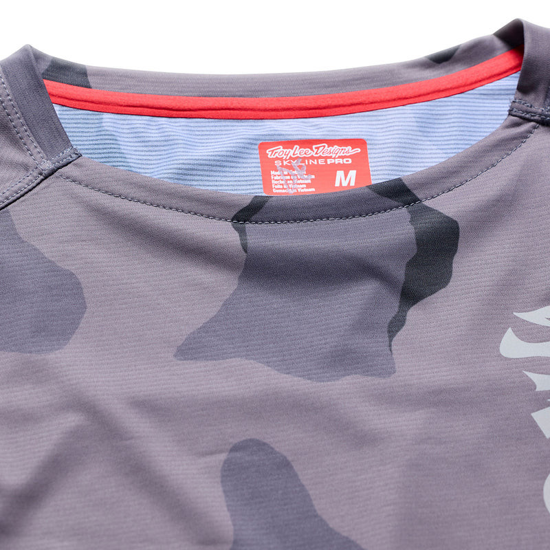 Troy Lee Designs Skyline Pro Long Sleeve Jersey Flow Camo Carbon — 2