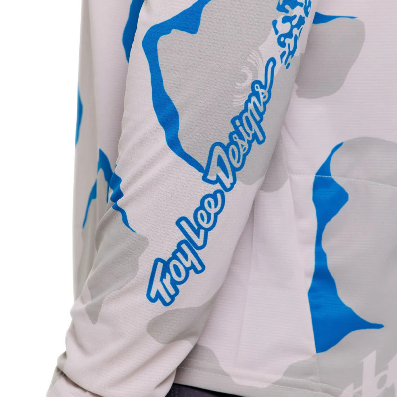 Troy Lee Designs Skyline Pro Long Sleeve Jersey Flow Camo Pumice — 7