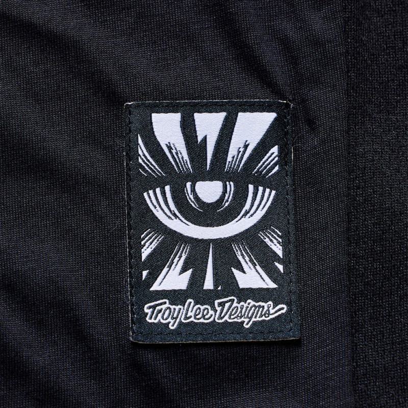 Troy Lee Designs Skyline Ride Long Sleeve Tee Signature Black Real Teal — 6