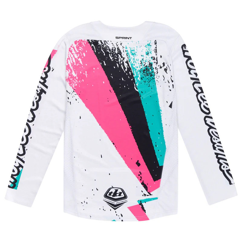 Troy Lee Designs Sprint Jersey Full Pull Chalk — 2