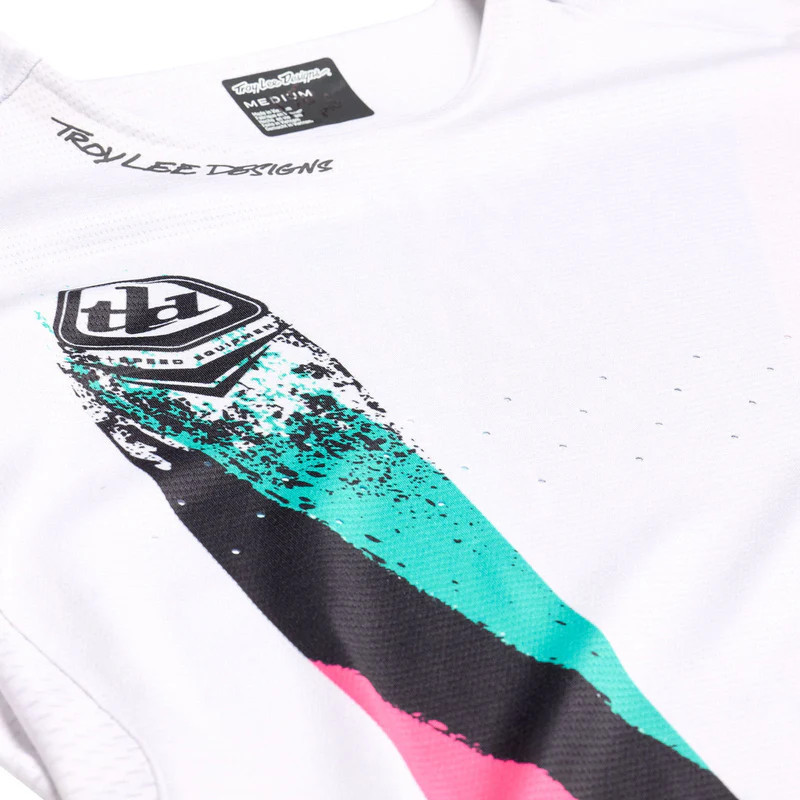 Troy Lee Designs Sprint Jersey Full Pull Chalk — 3