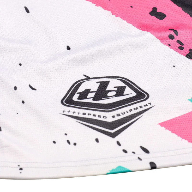 Troy Lee Designs Sprint Jersey Full Pull Chalk — 4