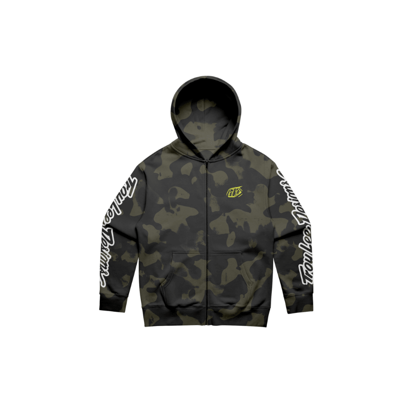 Troy Lee Designs Zip Up Hoodie Branded